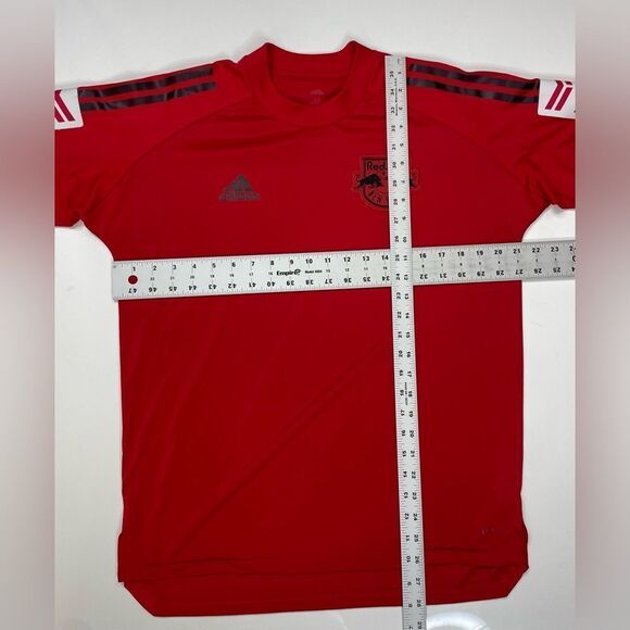 Adidas Red Bull New York Futbol Soccer Jersey Men Medium Red FI1747 - Picture 7 of 7